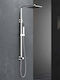 Wallex Rudo Shower Column without Mixer Silver