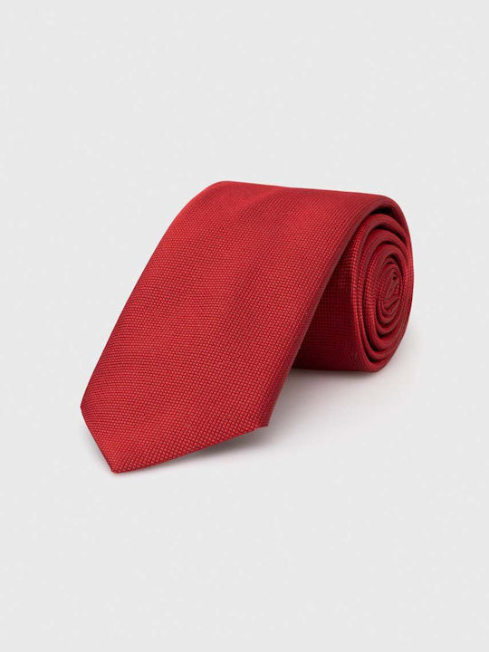 Hugo Boss Men's Tie Monochrome Red