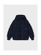 Name It Boys Quilted Coat Blue with Ηood