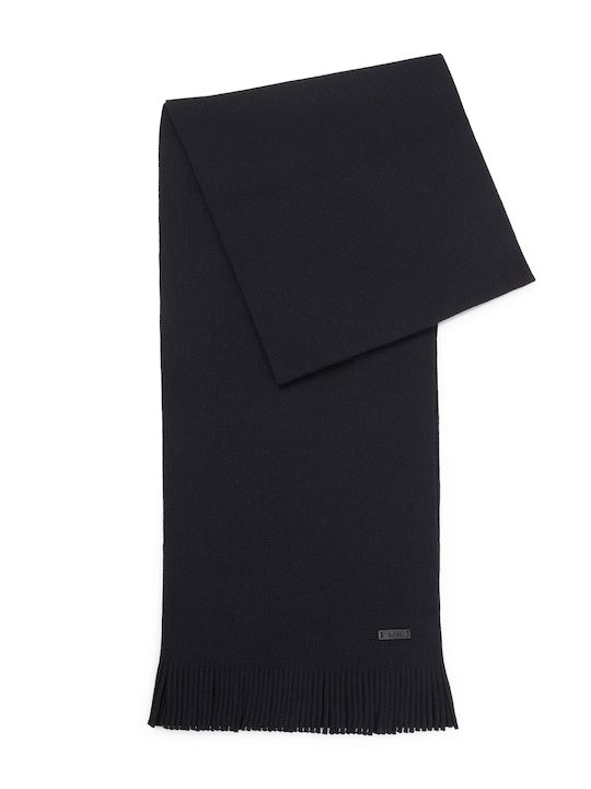 Men's Wool Scarf Black