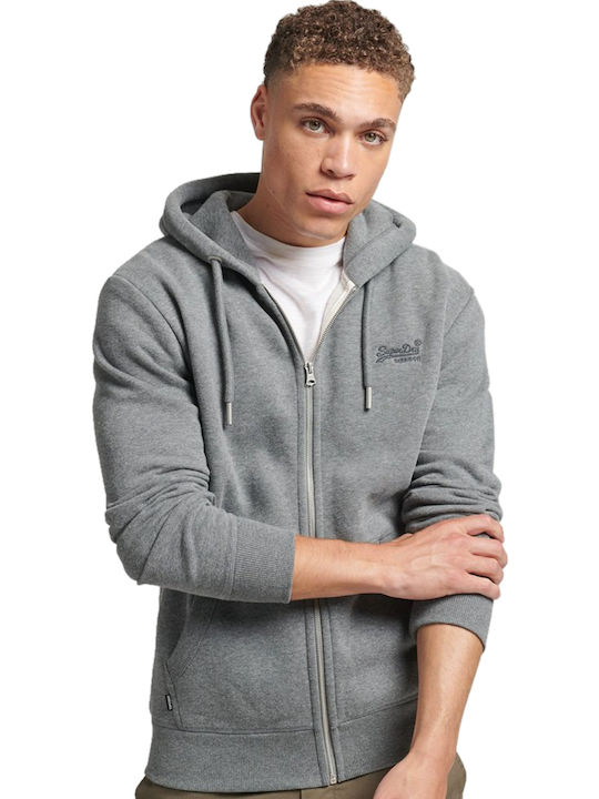 Superdry Sweatshirt with Hood Gray