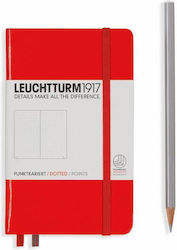 LEUCHTTURM 1917 A6 dotted notebook, red