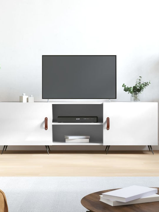 TV Stand White 150x30x50cm