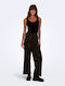 Only Women's Fabric Trousers Brown