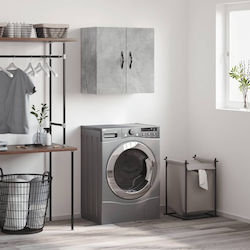 vidaXL Cabinet de baie L60xA31xÎ60cm Gri