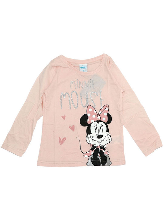 Disney Kids Blouse Long Sleeve Pink