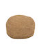 Stool For Living Room Wicker Aoni Beige 48x48x37cm