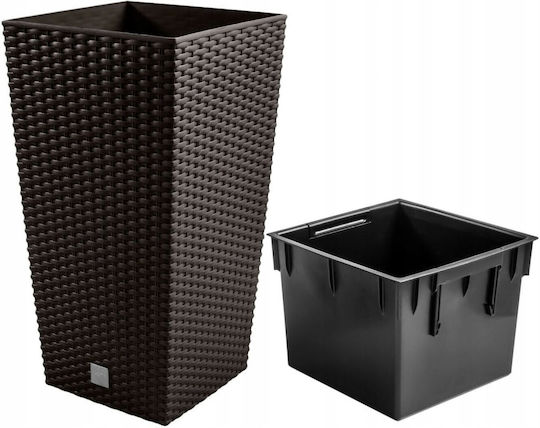 Prosperplast DRTS300 Κασπώ Rattan Καφέ