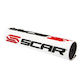 Scar Motorcycle Handlebar Pad Protector White