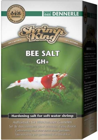 Dennerle Shrimp King Bee Salt GH+ Aquarium Treatment for Water Purification 0.2kg