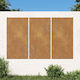 vidaXL Wall Decoration Garden Metal 105cmx55cmx...