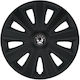 Versaco Set Capace De Roți Auto Aviator 15" Compatibilitate Skoda 4 Bucăți Negre