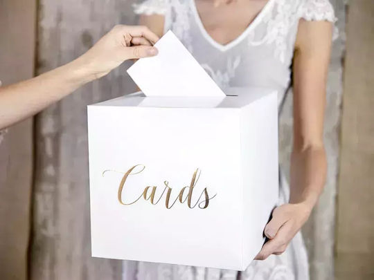 PartyDeco Wedding Wish Book White 24 cmcm