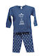 XMYTZQPLK Children's Winter Pajamas XMY671 Blue