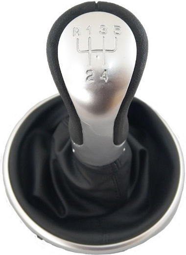 Πόμολο Ταχυτήτων για Mazda 2 / 5 Skoda Fabia 2007-2014 Μαύρο