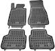 Sahler Set of Front and Rear Mats 4pcs Tray Type for BMW Series 5 Mazda 5 / 2 2017+ Black