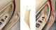 Car Door Frame Decoration in Beige Color