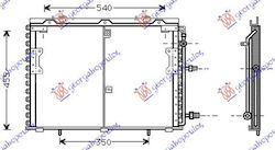 Prasco Car Air Condition Radiator for Mercedes-Benz S