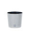 Prosperplast Rato Round DRTUS300L Κασπώ Rattan Λευκό με Βάση 30x30x27εκ.