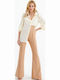 Women's Flared Brown Pantaloons