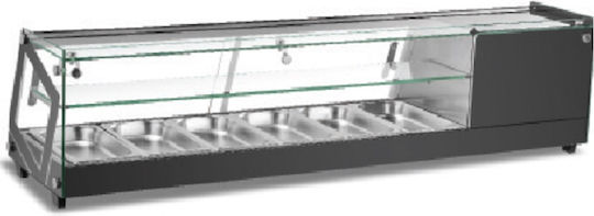 Karamco Freezing Showcase Tabletop with Capacity 6x1/3 GN 148.5x39.5x37.5cm Cs84/fs84l