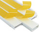 Eurolamp Canal de Cablu cu autocolant din Plastic Alb 3m