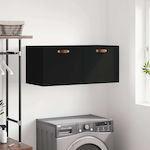 vidaXL Bathroom Cabinet Black