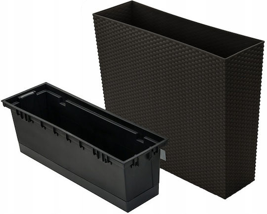 Prosperplast Rato Case T Blumentopf Rattan Braun Prosperplast Rato Case T Blumentopf Rattan Braun