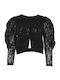 The Korner Women's Blouse Long Sleeve Black