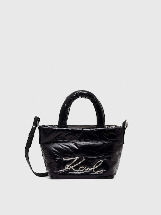 Karl Lagerfeld Damen Tasche Schulter Schwarz