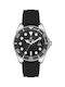 Beverly Hills Polo Club Watch Battery with Black Rubber Strap