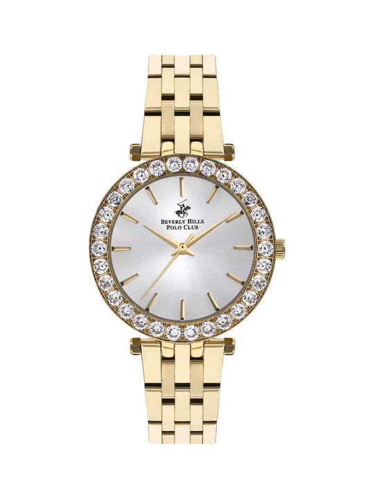 Beverly Hills Polo Club Watch with Gold Metal B...