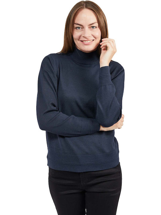 Jensen Woman Women's Blouse Long Sleeve Turtleneck Black