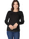 Jensen Woman Women's Long Sleeve Sweater Black