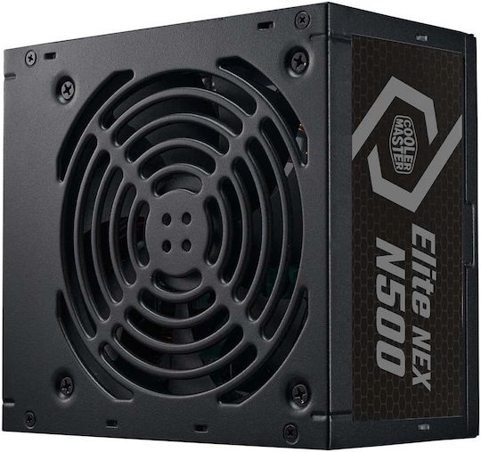 CoolerMaster Elite NEX 500 500W Τροφοδοτικό Υπολογιστή Full Wired 80 Plus Standard