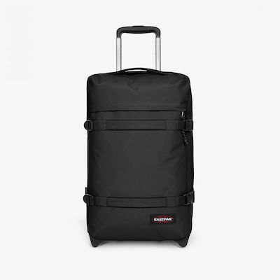 Eastpak Transit' R Cabin Travel Suitcase Fabric Storm Black with 2 Wheels Height 51cm.