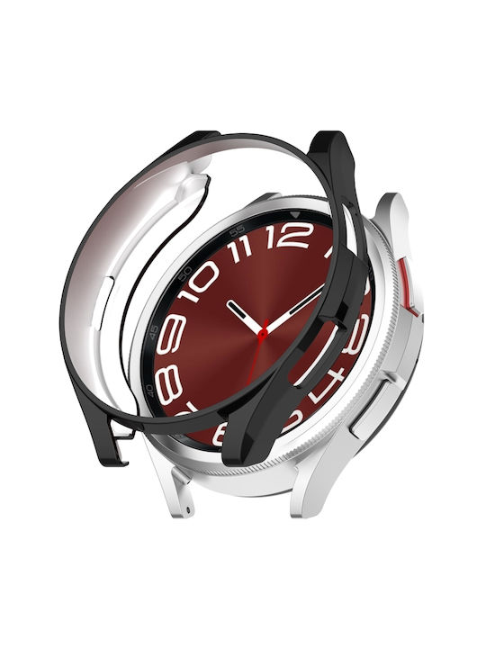 Silicone Case in Black color for Galaxy Watch6 Classic 47mm