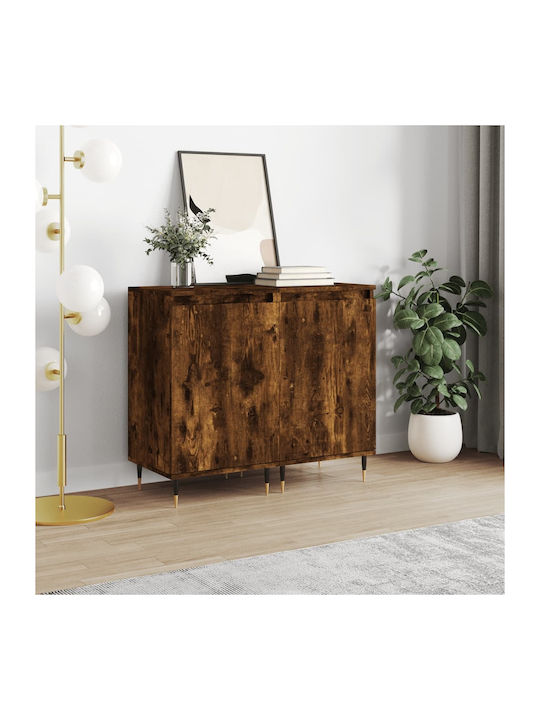 Sideboard Wooden Smoky Oak 40x35x70cm