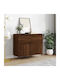 Sideboard Wooden Brown Oak 40x35x70cm