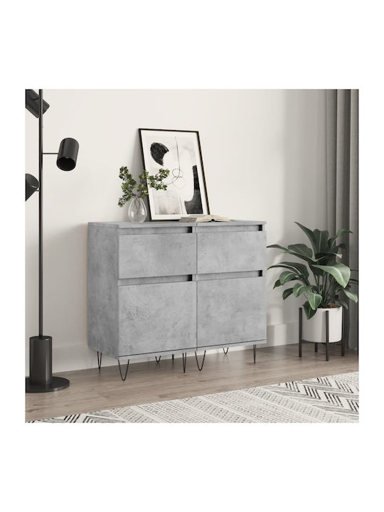 Wooden Buffet Gray L40xW35xH70cm