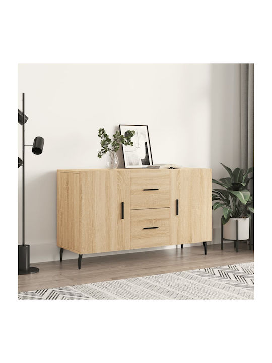 Sideboard Wooden with Drawers Sonoma Oak 100x36...