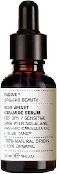 Evolve Beauty Blue Velvet Ceramide Hidratant Serum Față pentru Strălucire 30ml