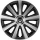 Versaco Car Hubcap Set Aviator with Dacia Emblem 15" 4pcs Silver