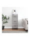 Office Storage Drawer Gray L34.5xW34xH90cm