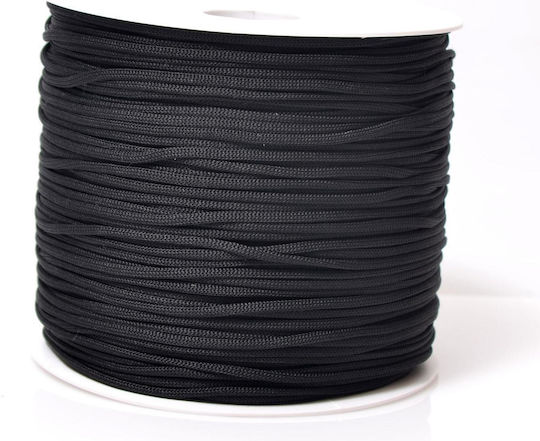 Handibrand Polyester Schnürsenkel Schwarz Länge 390m