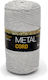 Handibrand Strickgarn Metallisch Silber 200g