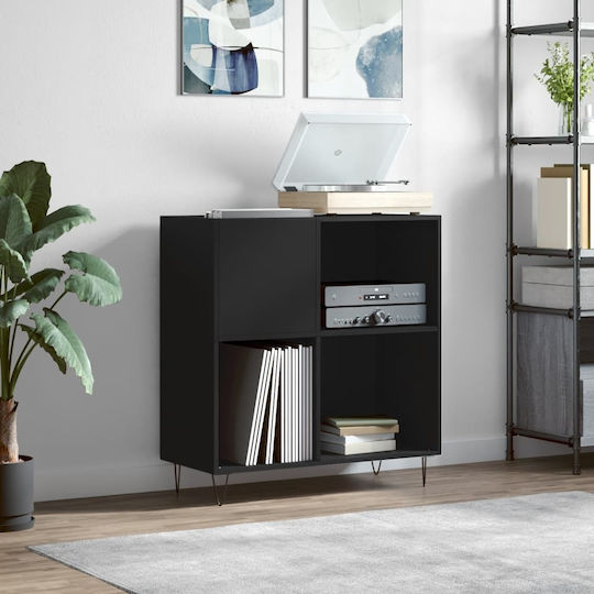 vidaXL Hi-Fi Furniture Black 38x84.5x89cm