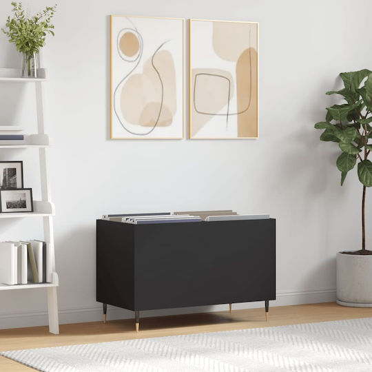 vidaXL Hi-Fi Furniture Black 38x74.5x48cm