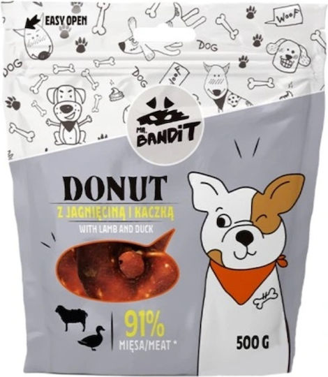 Mr. Bandit Deliciu pentru câini Rase mici fără gluten cu Miel și Rață 500gr