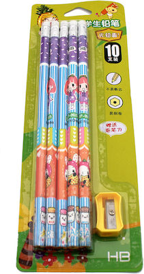 Pencil Set with Scraper and Eraser